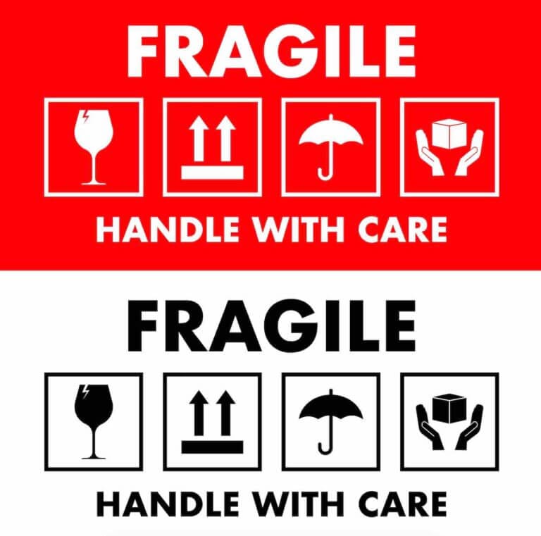 Free Printable Fragile Labels Free Labels Download